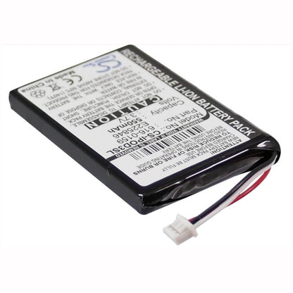 3.7V, 550mAh, Li-ion Battery fits Apple, Ipod 10gb M8976ll/a, Ipod 15gb M9460ll/a, 2.035Wh