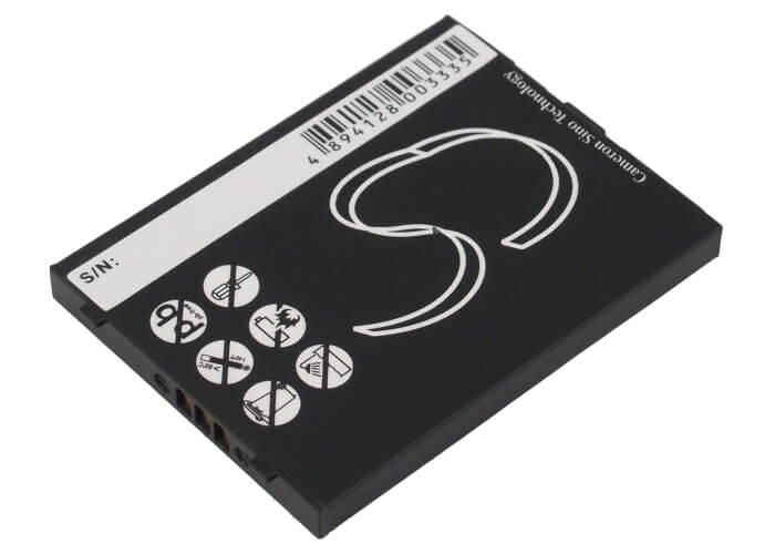 3.7V, 750mAh, Li-ion Battery fits Sandisk, Sansa E200, Sansa E250, 2.775Wh