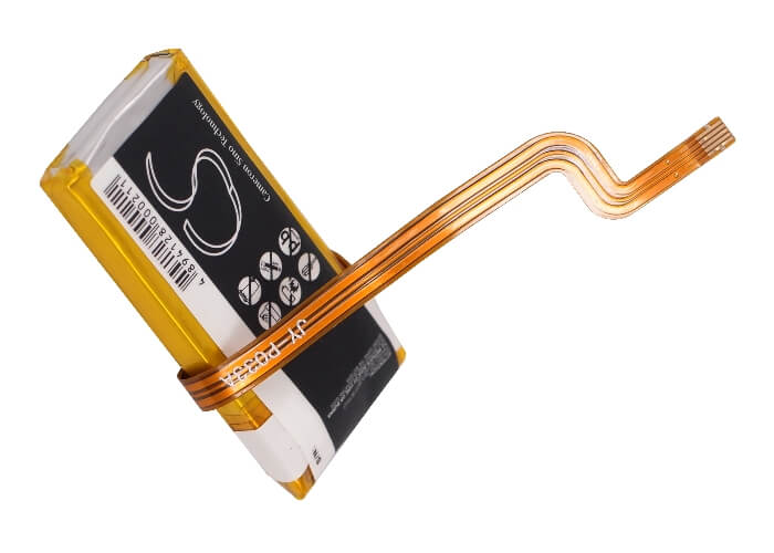 3.7V, 450mAh, Li-Polymer Battery fits Apple, Ipod Classic 120gb, Ipod Classic 6th Gen A1238 80g, 1.665Wh