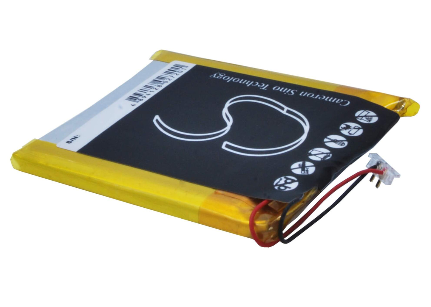 3.7V, 580mAh, Li-Polymer Battery fits Samsung, Yp-s3aw, Yp-s3aw/xsh, 2.146Wh