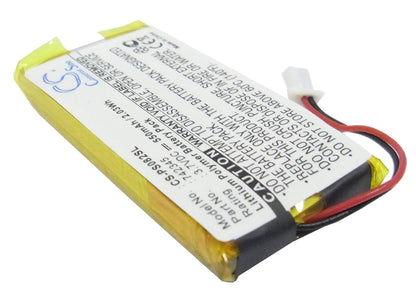 3.7V, 550mAh, Li-Polymer Battery fits Philips, Gogear Hdd082/17 2gb, 2.035Wh