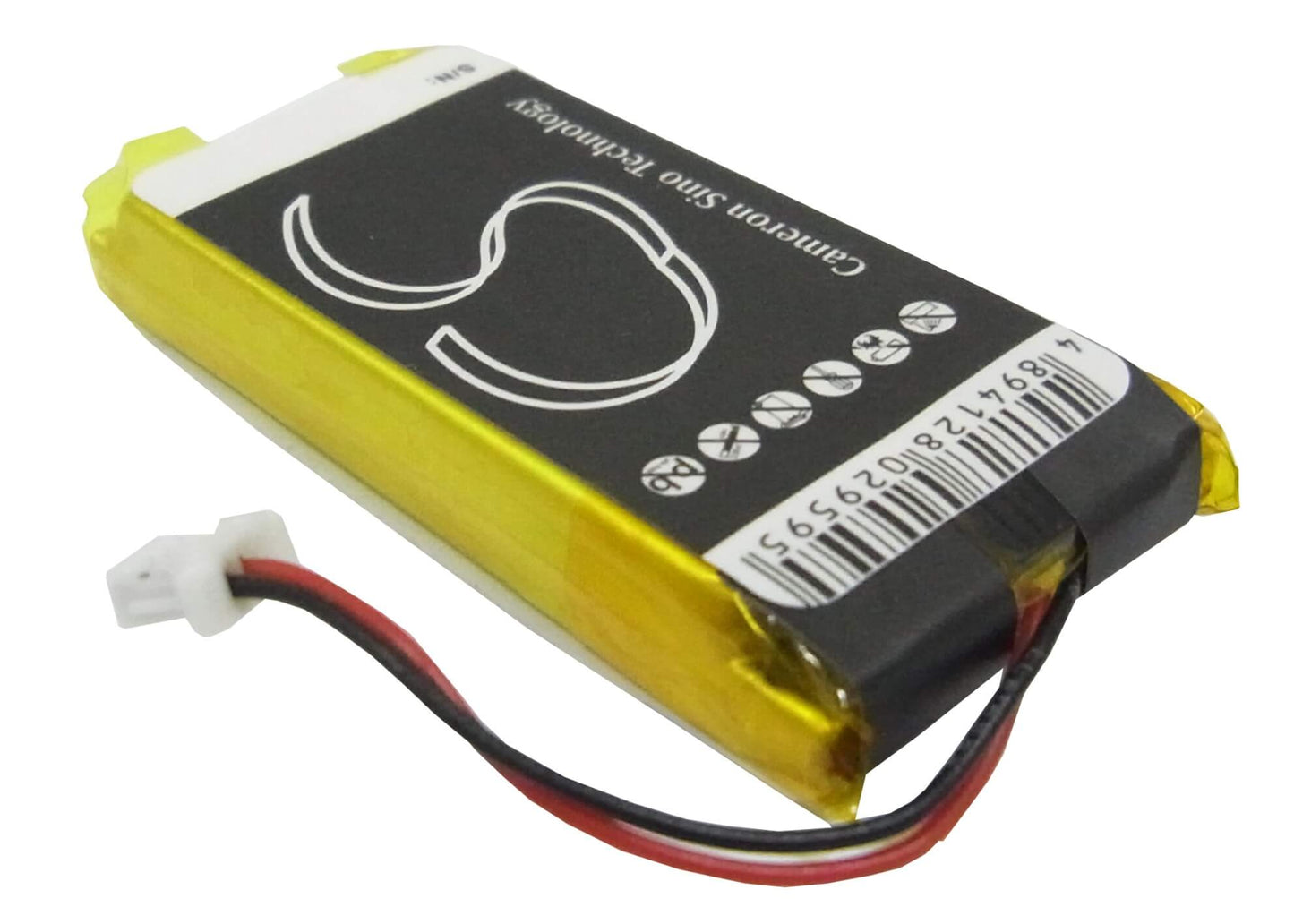 3.7V, 550mAh, Li-Polymer Battery fits Philips, Gogear Hdd082/17 2gb, 2.035Wh
