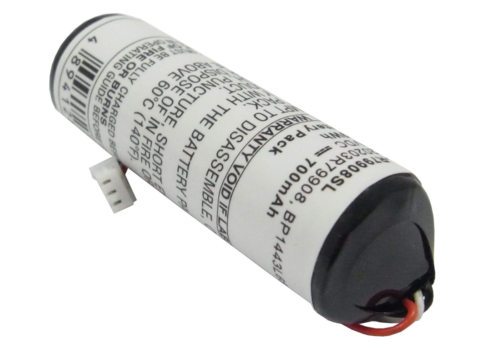 3.7V, 700mAh, Li-ion Battery fits Creative, Zen 20gb, 2.59Wh
