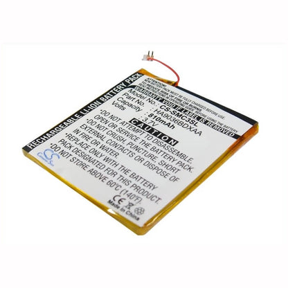 3.7V, 810mAh, Li-Polymer Battery fits Samsung, Yp-cp3, Yp-cp3ab/xsh (4g), 2.997Wh