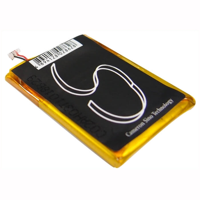 3.7V, 450mAh, Li-Polymer Battery fits Insignia, Ns-2v17, Ns-2v17b 2gb, 1.665Wh