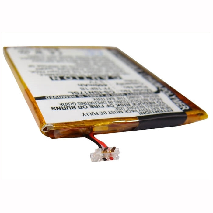 3.7V, 450mAh, Li-Polymer Battery fits Insignia, Ns-2v17, Ns-2v17b 2gb, 1.665Wh