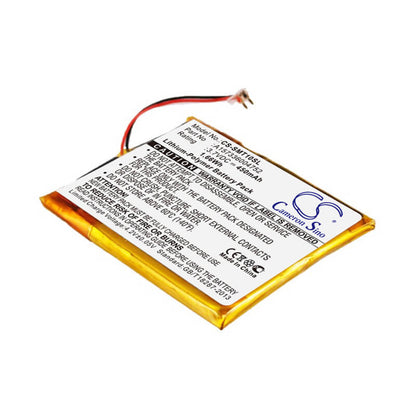 3.7V, 450mAh, Li-Polymer Battery fits Samsung, Yp-t10j, Yp-t10jab, 1.665Wh