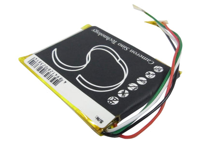3.7V, 600mAh, Li-Polymer Battery fits Microsoft, Zune 16gb, Zune 4g, 2.22Wh