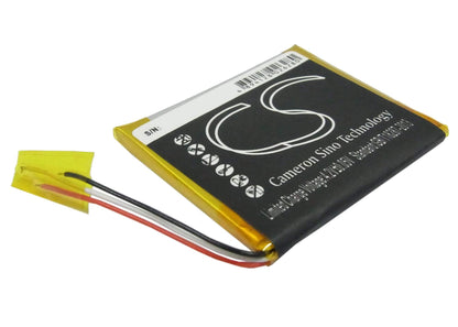 3.7V, 550mAh, Li-Polymer Battery fits Sandisk, Sansa Fuze 4gb, Sansa Fuze 8gb, 2.035Wh