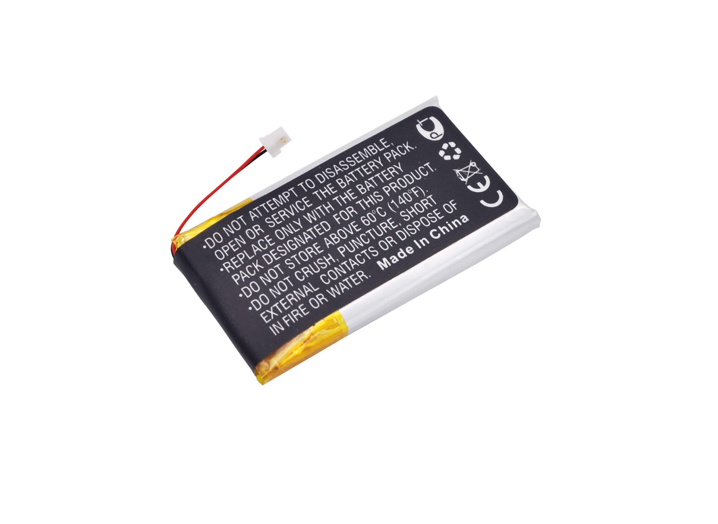 3.7V, 270mAh, Li-Polymer Battery fits Sony, Nw-s603f, Nw-s703f, 0.999Wh