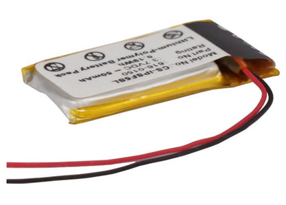 3.7V, 50mAh, Li-Polymer Battery fits Apple, Ipod Shuffle 4th, Ipod Shuffle 5th, 0.185Wh
