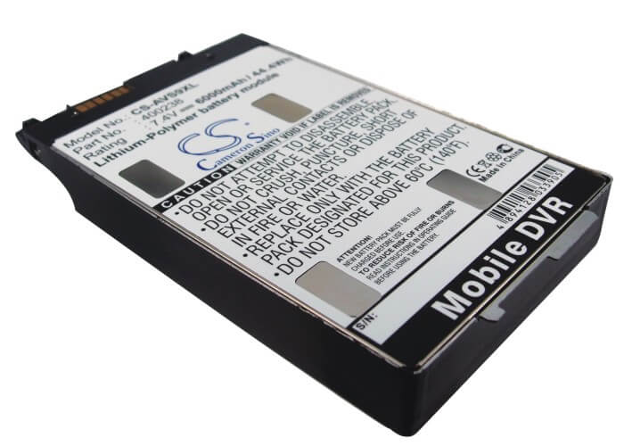 7.4V, 6000mAh, Li-Polymer Battery fits Archos, 9, 9 Tablet Pc, 44.4Wh