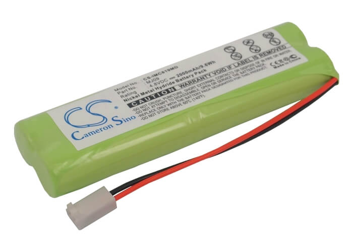 4.8V, 2000mAh, Ni-MH Battery fits Abbott, Mcp9819-065, Mj09, 9.6Wh