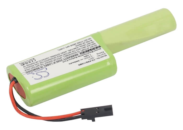 3.6V, 2000mAh, Ni-MH Battery fits Puritan Bennett, Nellcor, Pb110, 7.2Wh