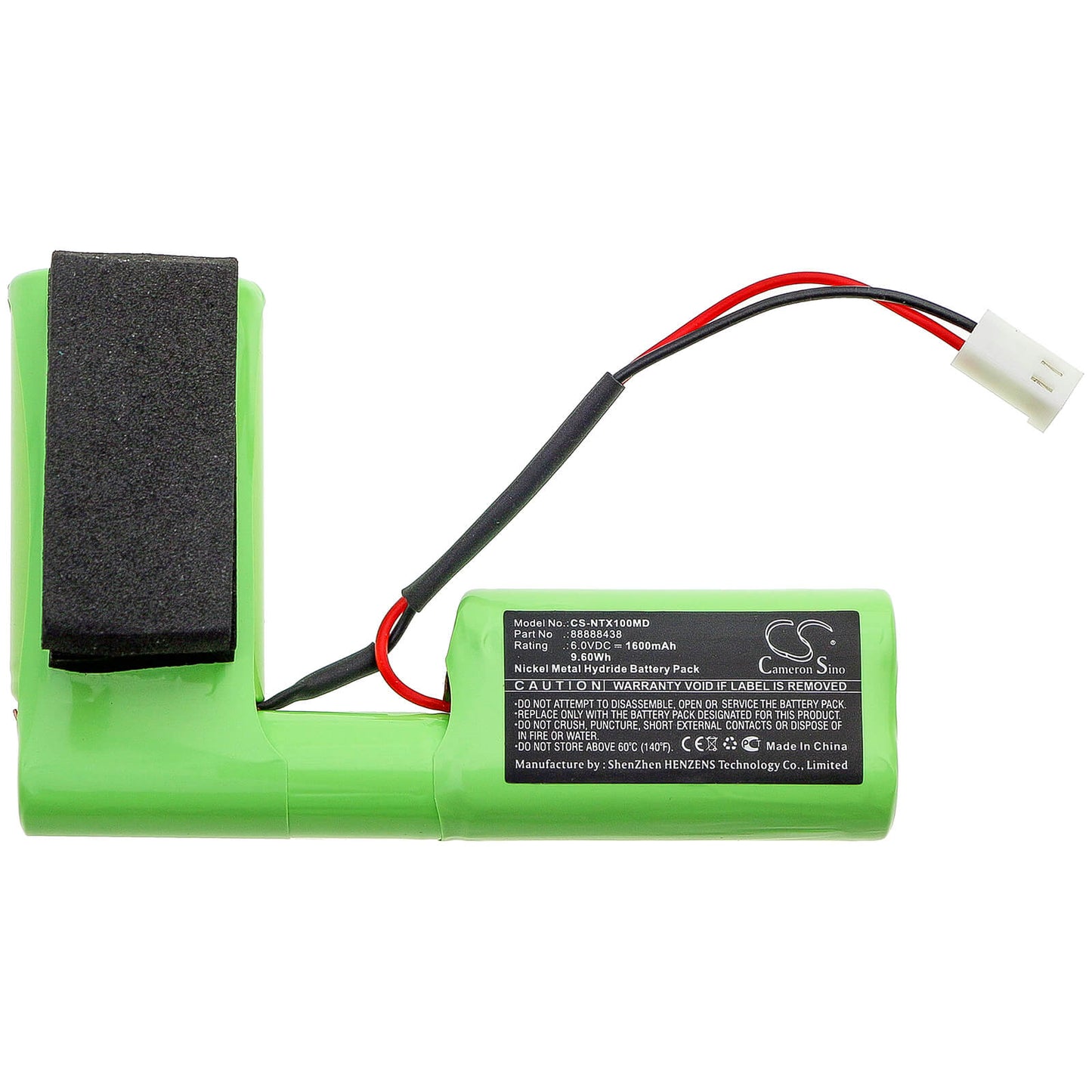 6.0V, 1600mAh, Ni-MH Battery fits Nutricia, Feeding Pump Flocare Micromax, Micromax 100, 9.6Wh