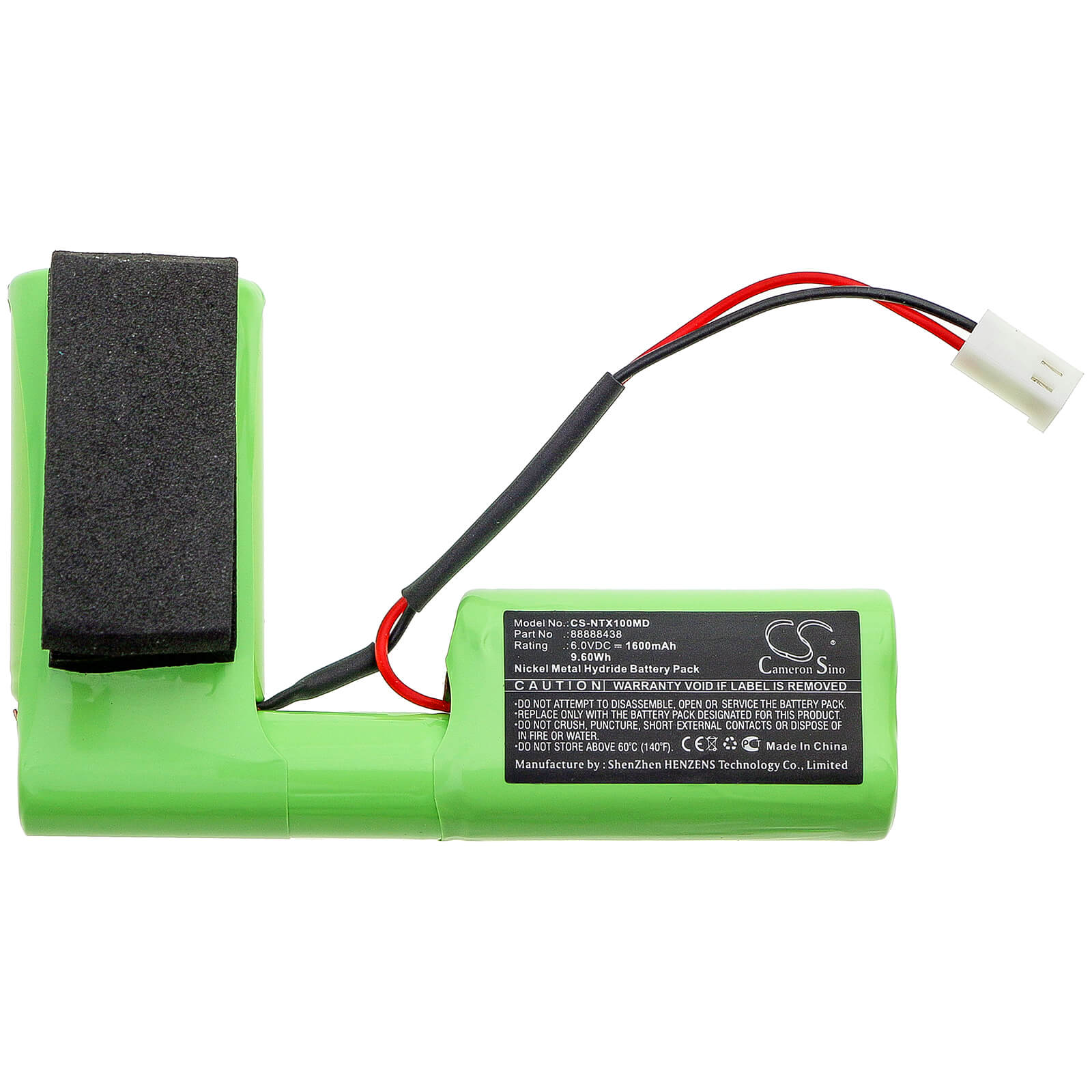 6.0V, 1600mAh, Ni-MH Battery fits Nutricia, Feeding Pump Flocare Micromax, Micromax 100, 9.6Wh