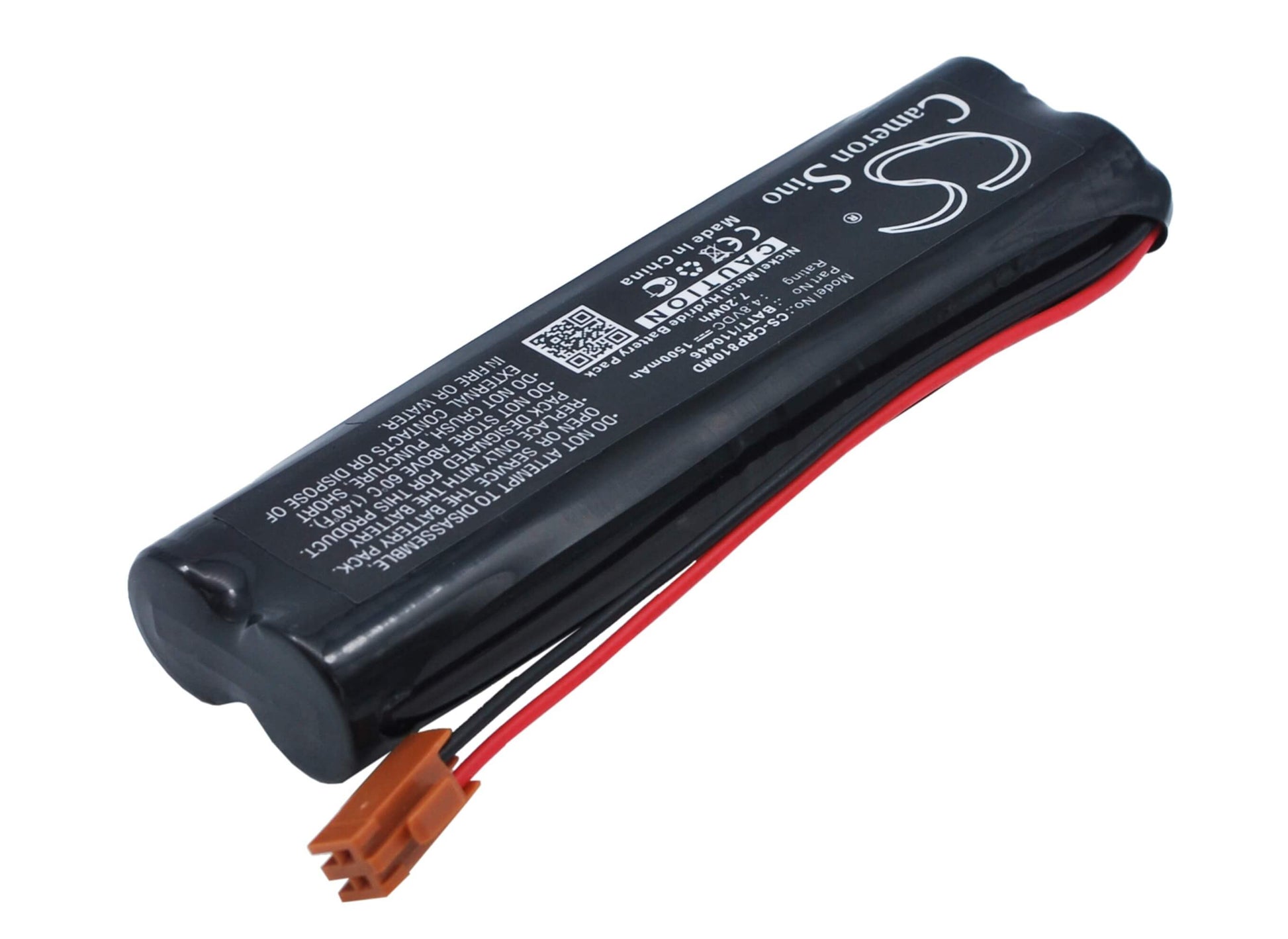 4.8V, 1500mAh, Ni-MH Battery fits Criticon, Dinamap P81, Dinamap P81t, 7.2Wh