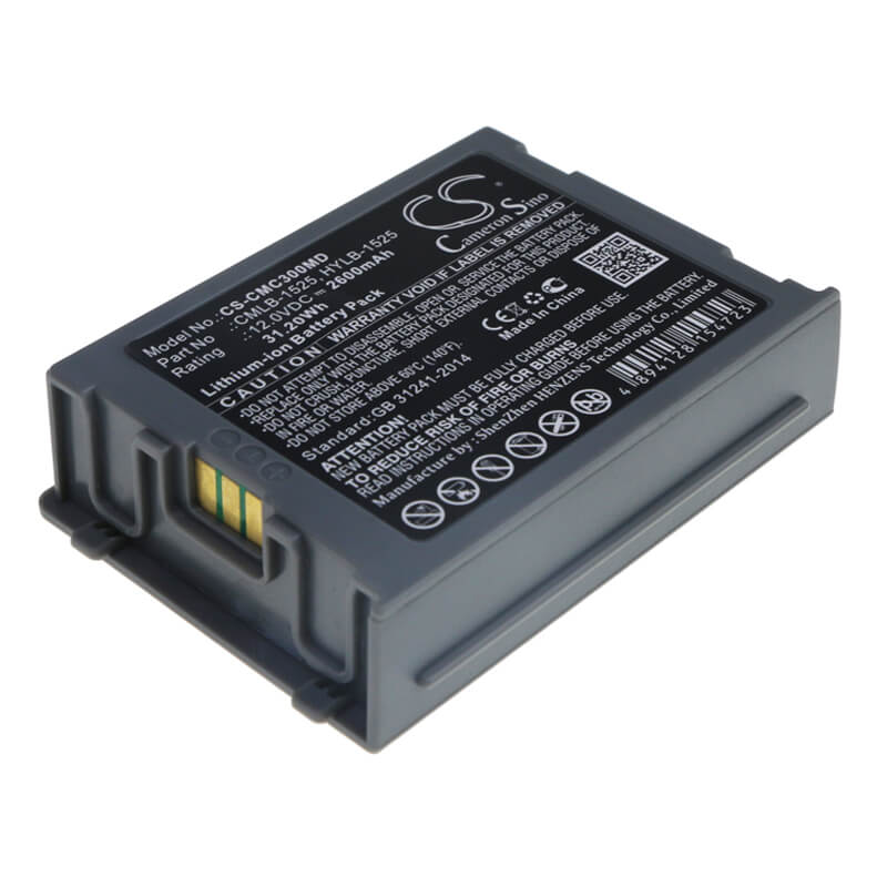 12.0V, 2600mAh, Li-ion Battery fits Comen, C30, 31.2Wh