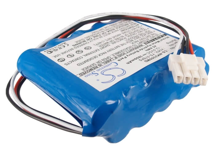 12.0V, 3800mAh, Ni-MH Battery fits Nihon Kohden, Bsm-2300, Bsm-23001a, 45.6Wh