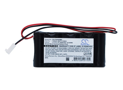 9.6V, 3000mAh, Ni-MH Battery fits Fresenius, Volumed Vp5005, 28.8Wh