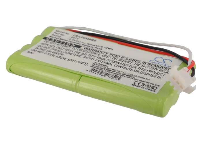 9.6V, 700mAh, Ni-MH Battery fits Doppler, Fd390, Fd-390, 6.72Wh