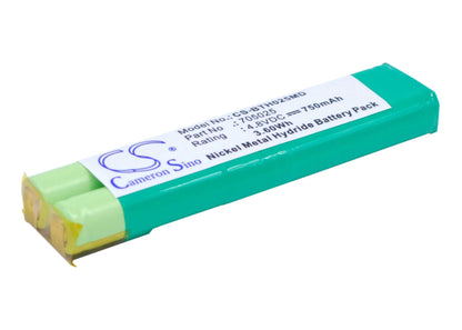 4.8V, 750mAh, Ni-MH Battery fits Brandtech, Autorep E, Handystep, 3.6Wh