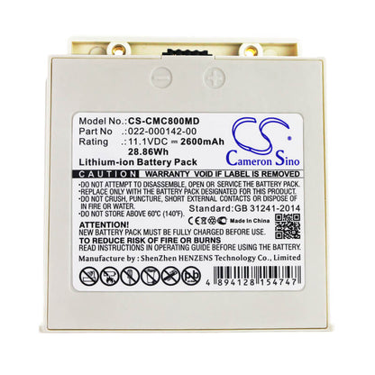 11.1V, 2600mAh, Li-ion Battery fits Comen, Nc8, 28.86Wh