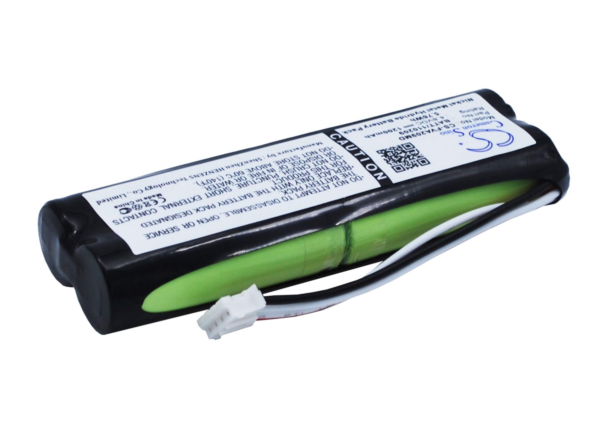4.8V, 1200mAh, Ni-MH Battery fits Fresenius, Ambix Activ, Applix Feeding Pump, 5.76Wh