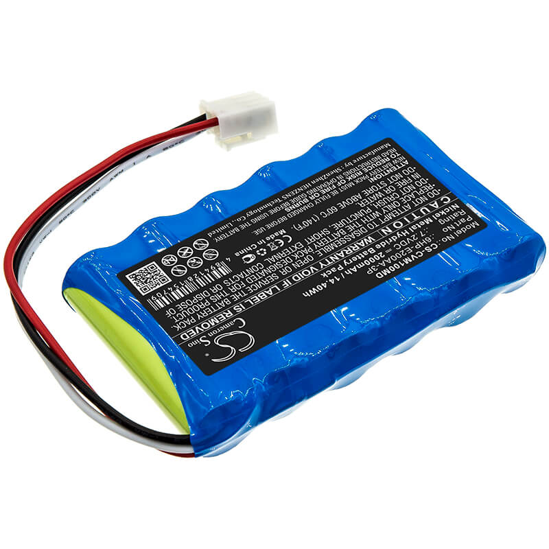 7.2V, 2000mAh, Ni-MH Battery fits Care Vision, Om-100, 14.4Wh