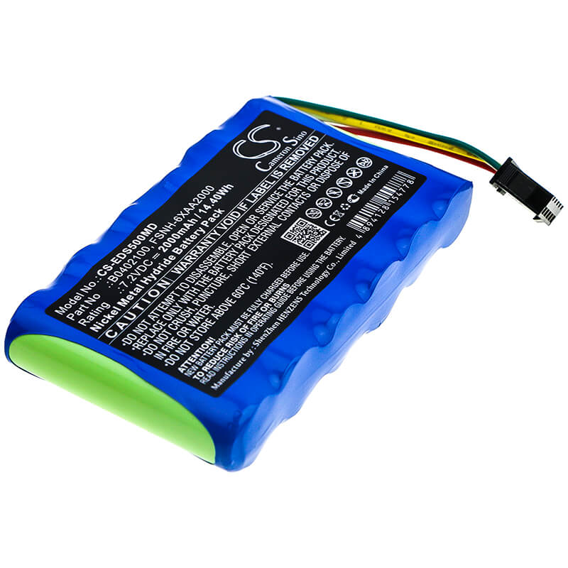 7.2V, 2000mAh, Ni-MH Battery fits Edan, Sd5, Sd6, 14.4Wh