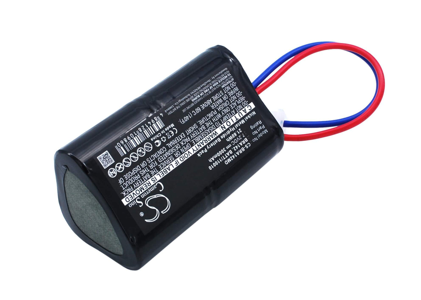 7.2V, 3000mAh, Ni-MH Battery fits B.braun, 3-eckige Bauform, Perfusor F, 21.6Wh