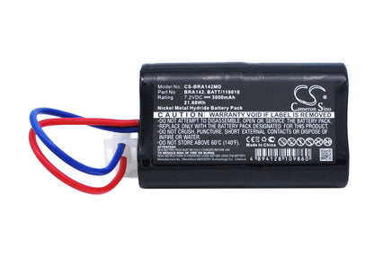7.2V, 3000mAh, Ni-MH Battery fits B.braun, 3-eckige Bauform, Perfusor F, 21.6Wh
