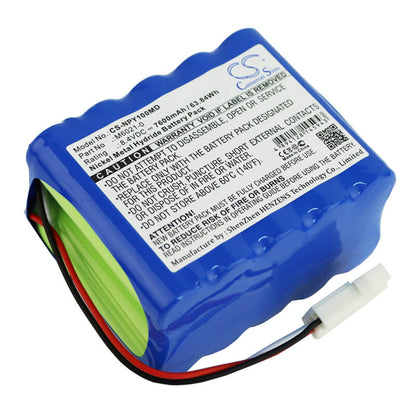 8.4V, 7600mAh, Ni-MH Battery fits Nellcor Puritan Bennett, Mediana Ym 5500, Mediana Ym1000, 63.84Wh