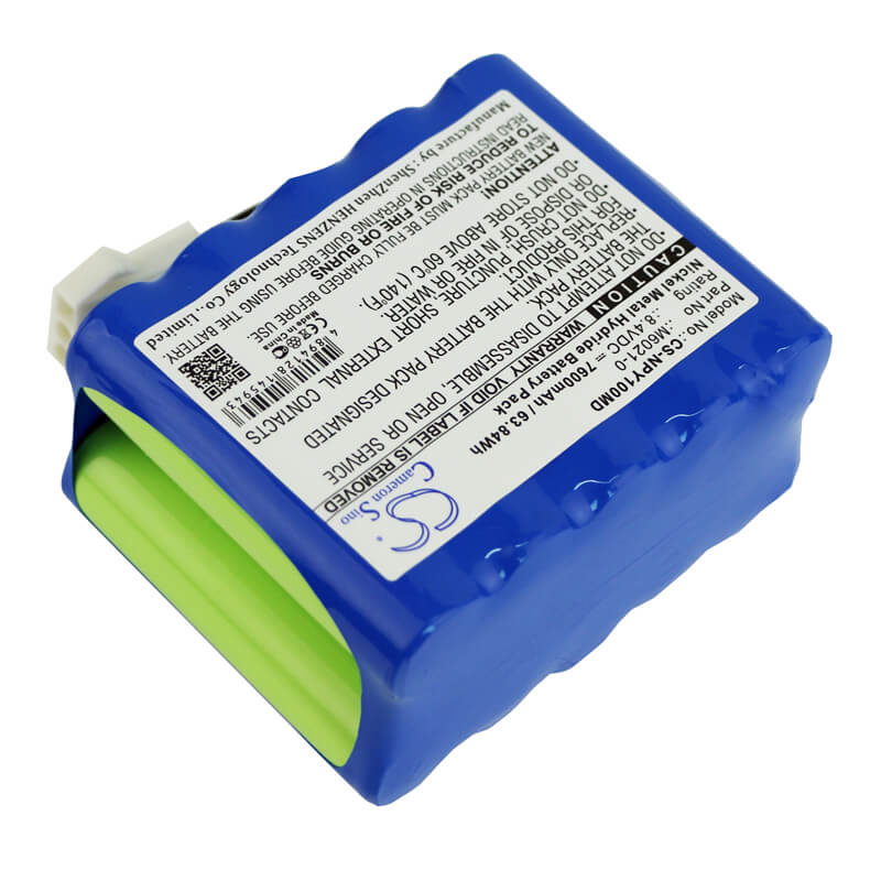 8.4V, 7600mAh, Ni-MH Battery fits Mediana, Moteur Vital Signs, Ym1000, 63.84Wh