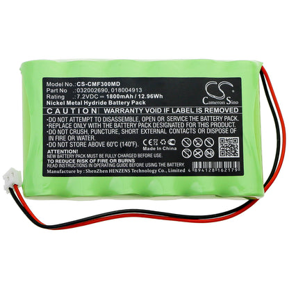 7.2V, 1800mAh, Ni-MH Battery fits Compex, Fitness, Fitness Tens, 12.96Wh