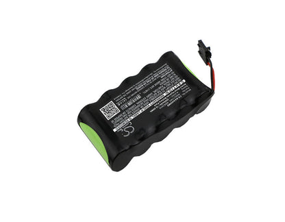 6.0V, 2000mAh, Ni-MH Battery fits Baxter Healthcare, As40, As40 Infusion Pump, 12Wh