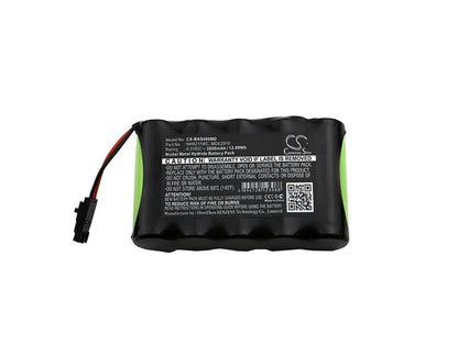 6.0V, 2000mAh, Ni-MH Battery fits Baxter Healthcare, As40, As40 Infusion Pump, 12Wh