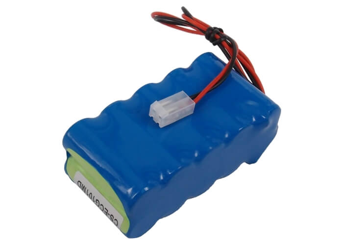 12.0V, 2000mAh, Ni-MH Battery fits Biocare, Ecg-101, 24Wh