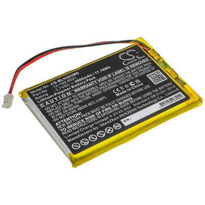 3.7V, 4800mAh, Li-Polymer Battery fits Biolight, Blt-203, 17.76Wh