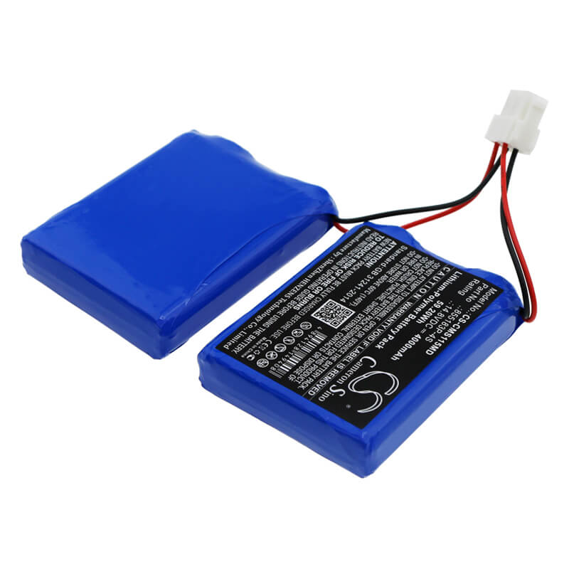 14.8V, 4000mAh, Li-Polymer Battery fits Contec, Ecg-1200, Ecg-1200g, 59.2Wh