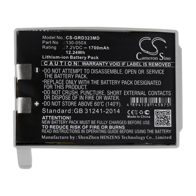 7.2V, 1700mAh, Li-ion Battery fits Cme, Bodyguard 323, 12.24Wh