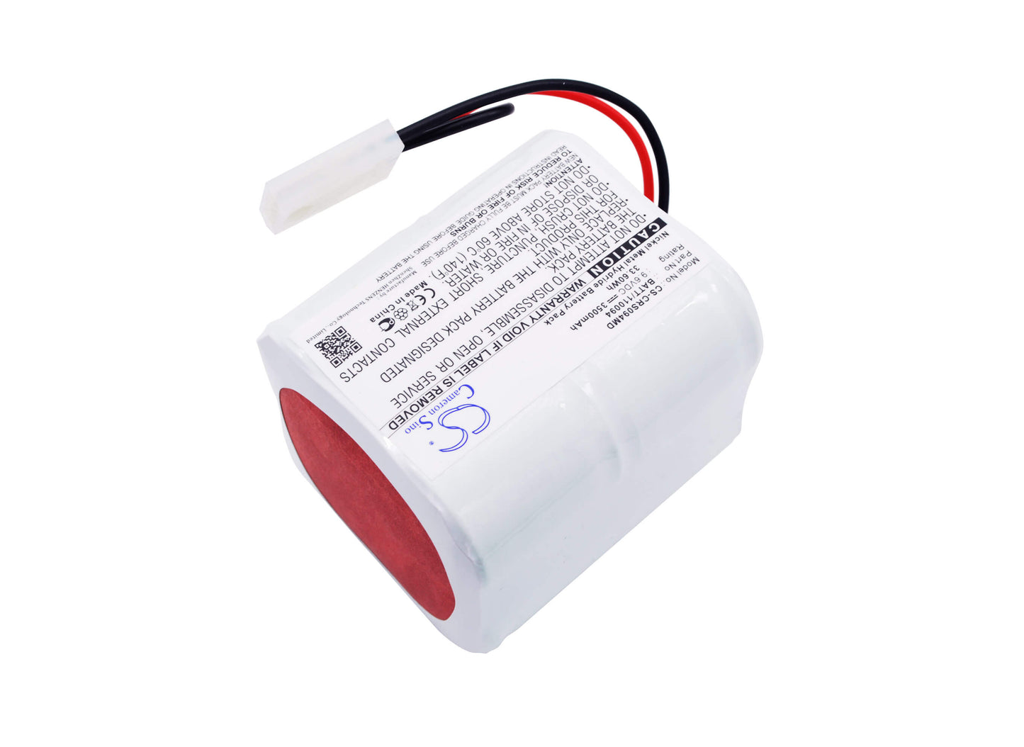 9.6V, 3500mAh, Ni-MH Battery fits Criticon, Oxyshuttle, 33.6Wh