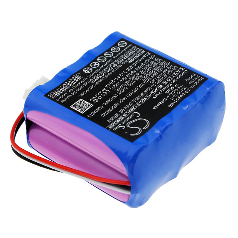 14.8V, 5200mAh, Li-ion Battery fits Comen, C20, Star 5000, 76.96Wh