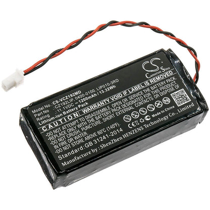 11.1V, 1200mAh, Li-ion Battery fits Verathon, 0400-0100, 0800-0404, 13.32Wh