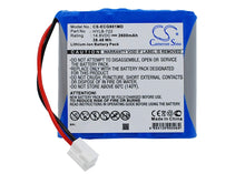 14.8V, 2600mAh, Li-ion Battery fits Biocare, Ecg-6010, Ecg-6020, 38.48Wh