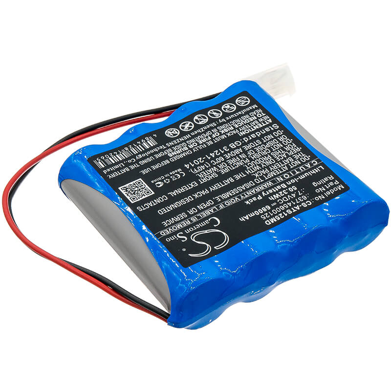 7.4V, 6800mAh, Li-ion Battery fits Atmos, Emergency Suction, 50.32Wh