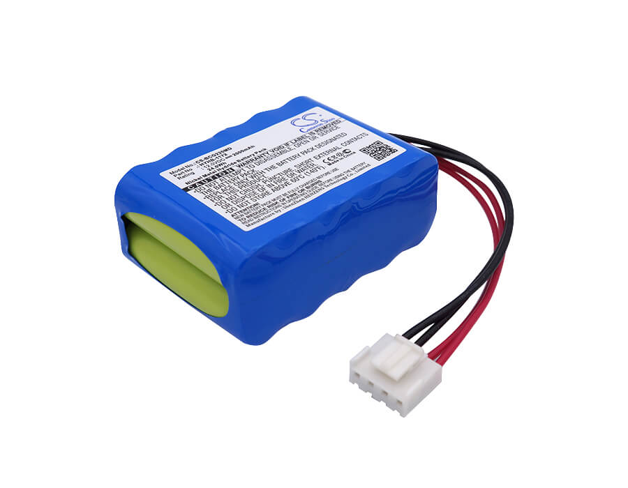 12.0V, 2000mAh, Ni-MH Battery fits Edanins, Ecg-1a, 24Wh