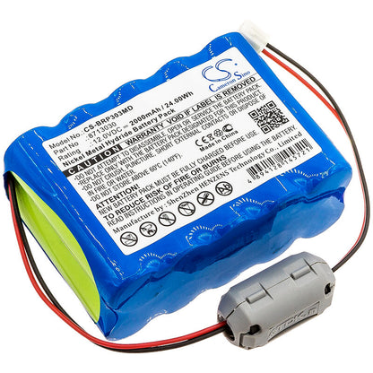 12.0V, 2000mAh, Ni-MH Battery fits B.braun, Perfusor Space, 24Wh