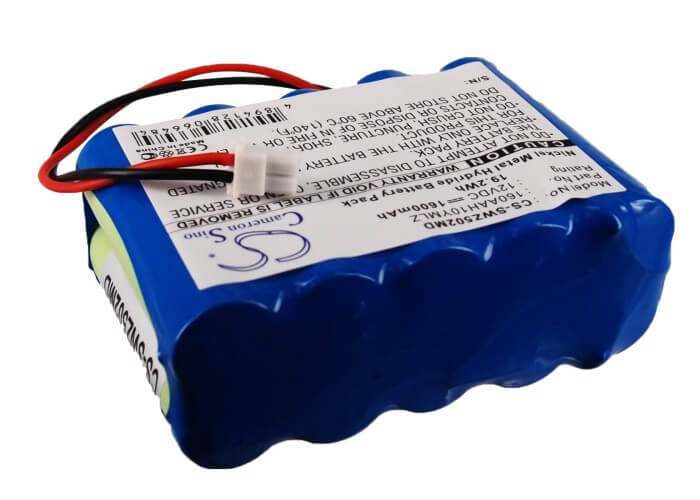 12.0V, 1600mAh, Ni-MH Battery fits Smiths, Wz50c2, Wz50c6, 19.2Wh
