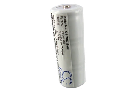 3.6V, 750mAh, Ni-CD Battery fits Welch-allyn, 11720, 11730, 2.7Wh